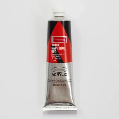Holbein Acrylic Heavy body AU409 Naphthol Red B 60ml - Little Painter Art | Exploring the Endless Possibilities of Art^ Clearance