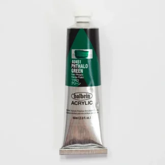 Holbein Acrylic Heavy body AU451 Phthalo Green B 60ml - Little Painter Art | Exploring the Endless Possibilities of Art^ Shop