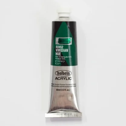 Holbein Acrylic Heavy body AU452 Viridian Hue B 60ml - Little Painter Art | Exploring the Endless Possibilities of Art^ Online
