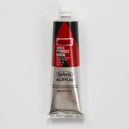 Holbein Acrylic Heavy body AU413 Pyrrole Rubin C 60ml - Little Painter Art | Exploring the Endless Possibilities of Art^ Shop