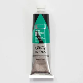 Holbein Acrylic Heavy body AU468 Compose Green B 60ml - Little Painter Art | Exploring the Endless Possibilities of Art^ New