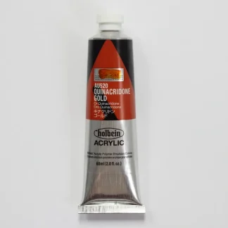 Holbein Acrylic Heavy body AU520 Quinacridone Gold D 60ml - Little Painter Art | Exploring the Endless Possibilities of Art^ Sale