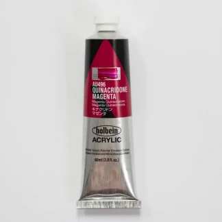 Holbein Acrylic Heavy body AU496 Quinacridone Magenta C 60ml - Little Painter Art | Exploring the Endless Possibilities of Art^ Outlet