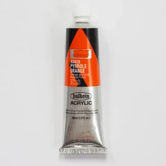 Holbein Acrylic Heavy body AU416 Pyrrole Orange C 60ml - Little Painter Art | Exploring the Endless Possibilities of Art^ Online