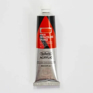 Holbein Acrylic Heavy body AU419 Imidazolone Orange C 60ml - Little Painter Art | Exploring the Endless Possibilities of Art^ Cheap