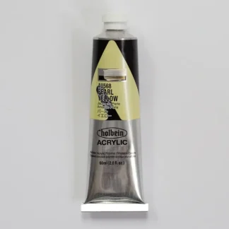 Holbein Acrylic Heavy body AU568 Pearl Yellow D 60ml - Little Painter Art | Exploring the Endless Possibilities of Art^ Clearance