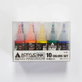 Holbein Acrylic Ink 10 Color Set 30ml - Little Painter Art | Exploring the Endless Possibilities of Art^ Sale