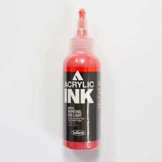 Holbein Acrylic Ink AI810 Naphthol Red Light B 100ml - Little Painter Art | Exploring the Endless Possibilities of Art^ Shop
