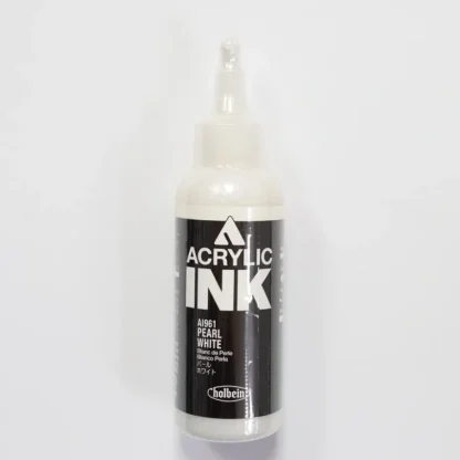 Holbein Acrylic Ink AI961 Pearl White D 100ml - Little Painter Art | Exploring the Endless Possibilities of Art^ Store