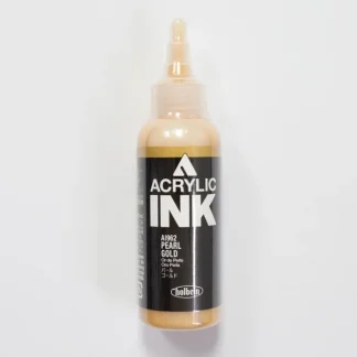 Holbein Acrylic Ink AI962 Pearl Gold D 100ml - Little Painter Art | Exploring the Endless Possibilities of Art^ Store