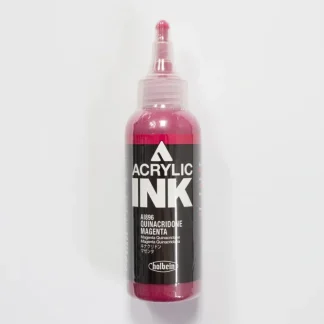 Holbein Acrylic Ink AI896 Quina. Magenta C 100ml - Little Painter Art | Exploring the Endless Possibilities of Art^ New