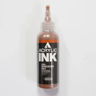 Holbein Acrylic Ink AI920 Quina. Gold D 100ml - Little Painter Art | Exploring the Endless Possibilities of Art^ Fashion