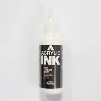 Holbein Acrylic Ink AI941 Titanium White A 100ml - Little Painter Art | Exploring the Endless Possibilities of Art^ Sale