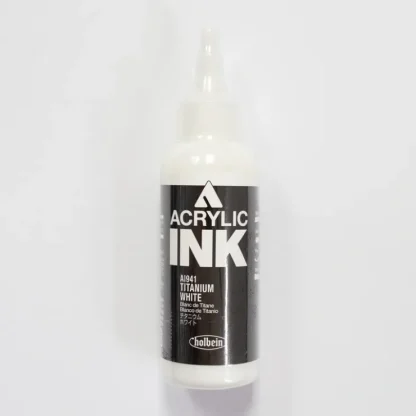 Holbein Acrylic Ink AI941 Titanium White A 100ml - Little Painter Art | Exploring the Endless Possibilities of Art^ Sale
