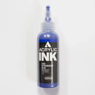 Holbein Acrylic Ink AI881 Ultramarine Blue A 100ml - Little Painter Art | Exploring the Endless Possibilities of Art^ Hot