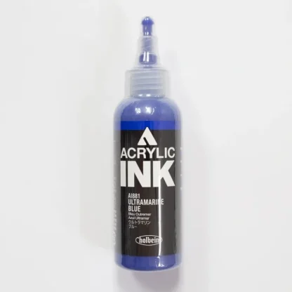 Holbein Acrylic Ink AI881 Ultramarine Blue A 100ml - Little Painter Art | Exploring the Endless Possibilities of Art^ Hot