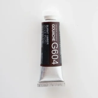 Holbein Artists' Gouache G604 'Burnt Umber' A - Little Painter Art | Exploring the Endless Possibilities of Art^ Clearance