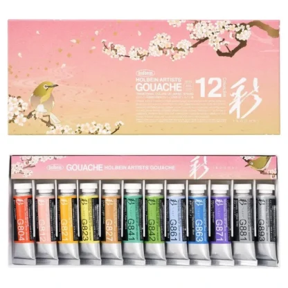 Holbein Artists' Gouache Spring Irodori 12-Colour Set - Little Painter Art | Exploring the Endless Possibilities of Art^ Best
