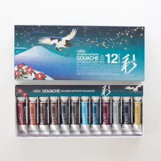 Holbein Artists' Gouache Set 12x15ml Winter - Little Painter Art | Exploring the Endless Possibilities of Art^ Shop