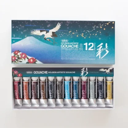 Holbein Artists' Gouache Set 12x15ml Winter - Little Painter Art | Exploring the Endless Possibilities of Art^ Shop