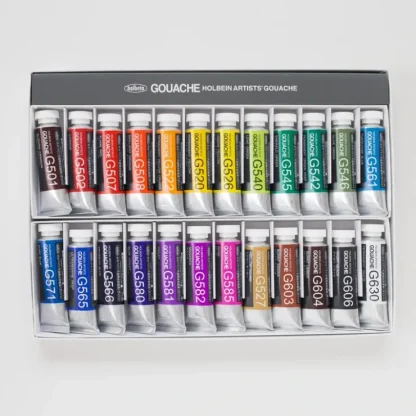 Holbein Artists' Gouache set 24 15ml - Little Painter Art | Exploring the Endless Possibilities of Art^ Clearance