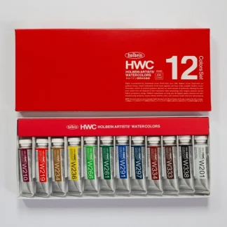 Holbein Artists' Watercolor Set 12 15ml - Little Painter Art | Exploring the Endless Possibilities of Art^ Shop