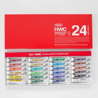 Holbein Artists' Watercolor set 24 5ml - Little Painter Art | Exploring the Endless Possibilities of Art^ Shop