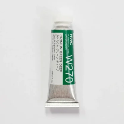Holbein Artists' Watercolor 15ml W270 Cadmium Green Deep C - Little Painter Art | Exploring the Endless Possibilities of Art^ Hot
