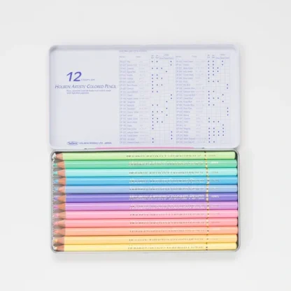 Holbein Kleurpotloden set 12 Pastel Tone - Little Painter Art | Exploring the Endless Possibilities of Art^ Shop