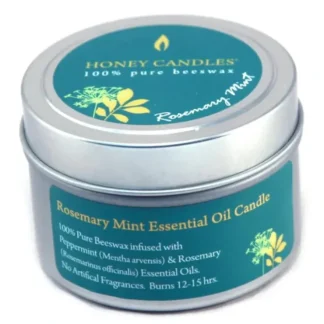 Honey Candles Scented Beeswax Candle Tin - Rosemary Mint - Little Painter Art | Exploring the Endless Possibilities of Art^ Hot