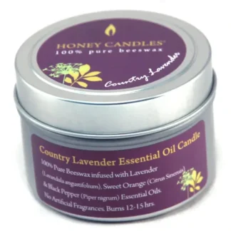 Honey Candles Scented Beeswax Candle Tin - Country Lavender - Little Painter Art | Exploring the Endless Possibilities of Art^ Sale