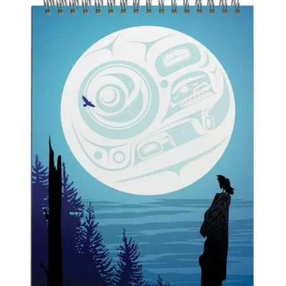 Indigenous Collection Coilbound Sketchbook - Mark Preston: Full Moon Raven - Little Painter Art | Exploring the Endless Possibilities of Art^ Best Sale