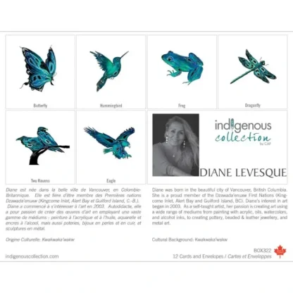 Indigenous Collection Notecards 12pk - Diane Levesque - Little Painter Art | Exploring the Endless Possibilities of Art^ Online