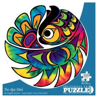 Indigenous Collection 500pc Round Puzzle - Angela Kimble - Little Painter Art | Exploring the Endless Possibilities of Art^ Discount
