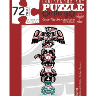 Indigenous Collection 72pc Mini Puzzle in Tin - Totem - Little Painter Art | Exploring the Endless Possibilities of Art^ Cheap