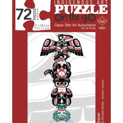 Indigenous Collection 72pc Mini Puzzle in Tin - Totem - Little Painter Art | Exploring the Endless Possibilities of Art^ Cheap