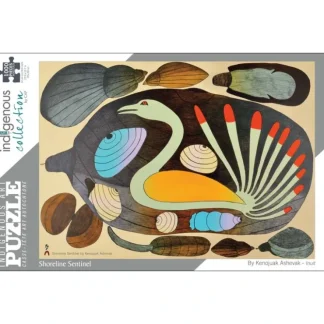 Indigenous Collection 1000pc Puzzle - Kenojuak Ashevak: Shoreline Sentinel - Little Painter Art | Exploring the Endless Possibilities of Art^ Outlet