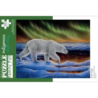 Indigenous Collection 500pc Puzzle - Ronnie Simon: Polar Night - Little Painter Art | Exploring the Endless Possibilities of Art^ Sale
