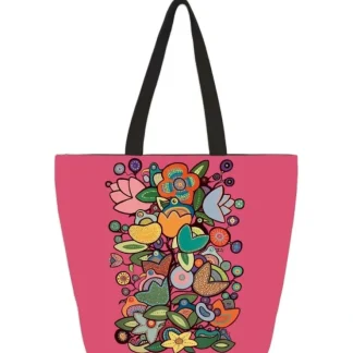 Indigenous Collection Tote Bag - Donna "The Strange" Langhorne: Tree of Life III - Little Painter Art | Exploring the Endless Possibilities of Art^ Clearance
