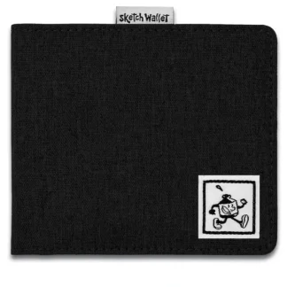 Inky's Medium Canvas Sketch Wallet - Black - Little Painter Art | Exploring the Endless Possibilities of Art^ Discount