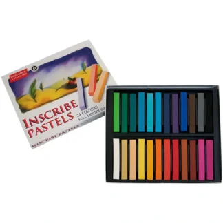 Inscribe Soft Pastels - Full Length Sticks - Set of 24 - Little Painter Art | Exploring the Endless Possibilities of Art^ New