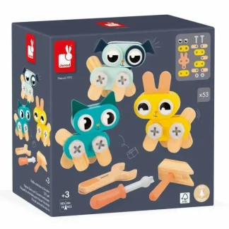 Janod Brico'Kids DIY Wooden Pets Building Kit - Little Painter Art | Exploring the Endless Possibilities of Art^ Shop