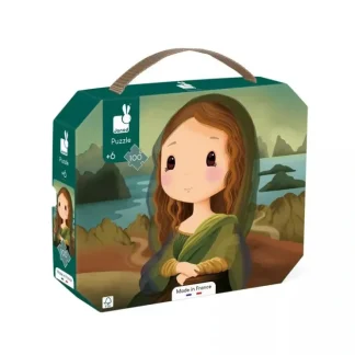 Janod 100pc Puzzle - Inspired By Leonardo Da Vinci - Little Painter Art | Exploring the Endless Possibilities of Art^ Cheap
