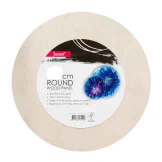 Jasart Artist's Round Wood Painting Panels 2.3cm Thick - Little Painter Art | Exploring the Endless Possibilities of Art^ Best