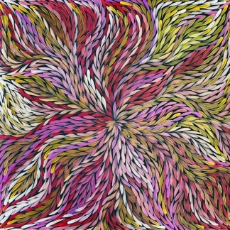 Jeannie Petyarre - 3 Aboriginal Artworks - Little Painter Art | Exploring the Endless Possibilities of Art^ Store