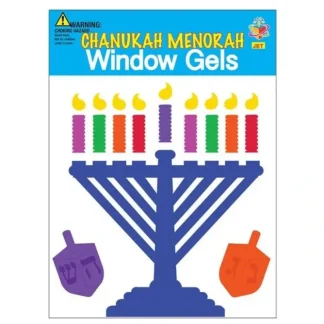 JET Chanukah Gel Window Clings, Menorah - Little Painter Art | Exploring the Endless Possibilities of Art^ Sale