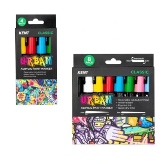 Kent Urban Acrylic Paint Marker - Classic Sets - Little Painter Art | Exploring the Endless Possibilities of Art^ Store