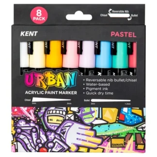 Kent Urban Acrylic Paint Marker - Pastel Set of 8 - Little Painter Art | Exploring the Endless Possibilities of Art^ Best Sale