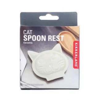 Kikkerland Ceramic Cat Spoon Rest - Little Painter Art | Exploring the Endless Possibilities of Art^ New