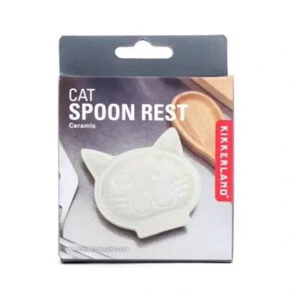 Kikkerland Ceramic Cat Spoon Rest - Little Painter Art | Exploring the Endless Possibilities of Art^ New